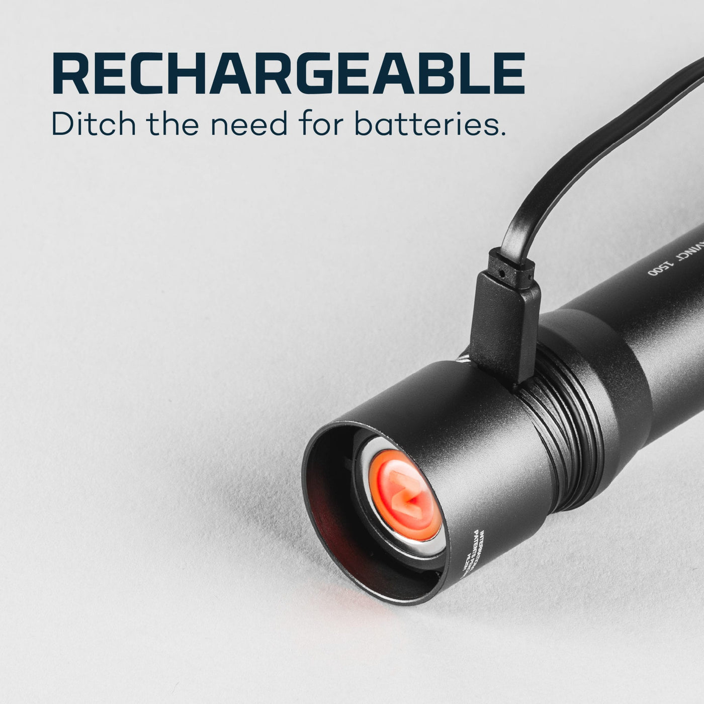 At Nebo Tools, we continually innovate so that we can offer the highest quality LED lighting products at the best price. The Davinci™ 1500 lumen rechargeable flashlight by NEBO is a powerful handheld flashlight with 4 light modes. The included mode selection dial makes it easy to switch between modes and the powerful LED in this flashlight can light up 240 meters. The included battery allows for up to 20 hours of operation in between charge.