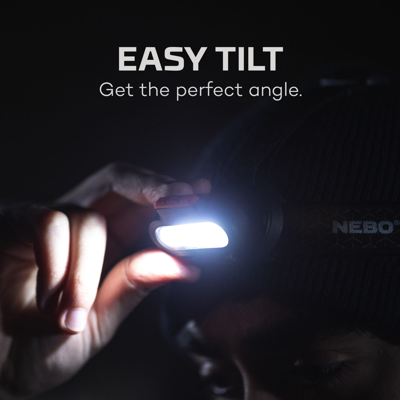 At Nebo Tools, we continually innovate so that we can offer the highest quality LED lighting products at the best price. The Einstein™ 1500 FLEX Headlamp by NEBO is a low-profile, compact 1500 lumen headlamp with 5 light modes featuring flex power. Use the included rechargeable battery or 2 batteries. Completely water resistant