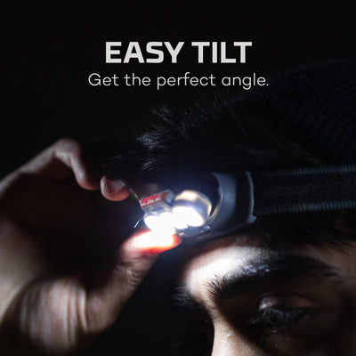 At Nebo Tools, we continually innovate so that we can offer the highest quality LED lighting products at the best price. The Einstein™ 500 Headlamp by NEBO is a powerful and low-profile, compact 500 lumen headlamp with 5 light modes. Completely water resistant.