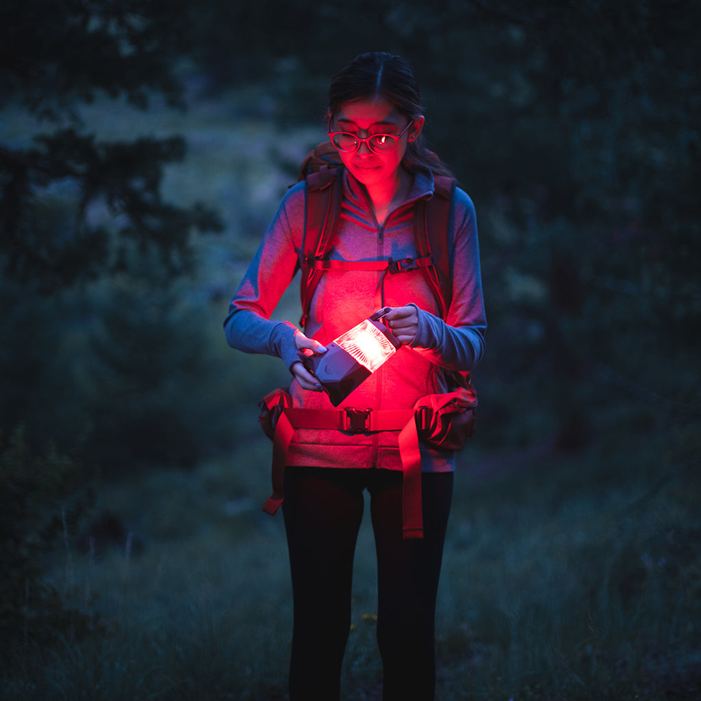 At Nebo Tools, we continually innovate so that we can offer the highest quality LED lighting products at the best price. The Galileo 500 lantern by NEBO is a rechargeable, 500 lumen lantern with multiple beam patterns, dimming, direct-to-red, Smart Power Control, and carabiner-style carry handle. Featuring a USB output connector for powering or charging most USB devices