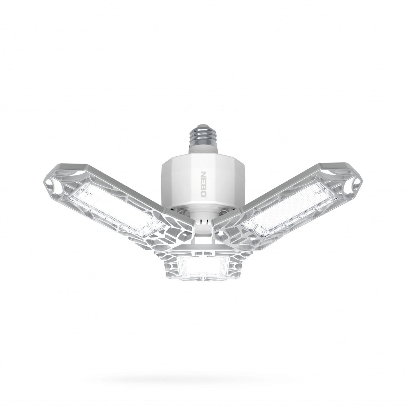 At Nebo Tools, we continually innovate so that we can offer the highest quality LED lighting products at the best price. The NEBO HIGH BRIGHT 6,000 is a powerfully bright, 6,000 lumen light that fits in any standard non-recessed light socket.