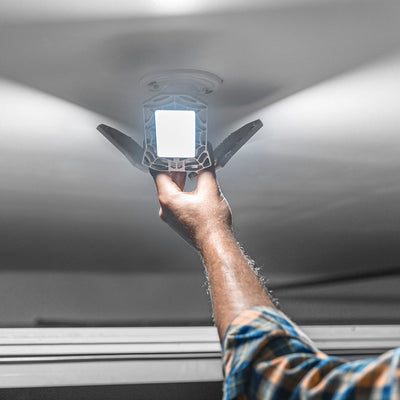 At Nebo Tools, we continually innovate so that we can offer the highest quality LED lighting products at the best price. The NEBO HIGH BRIGHT 6,000 is a powerfully bright, 6,000 lumen light that fits in any standard non-recessed light socket.