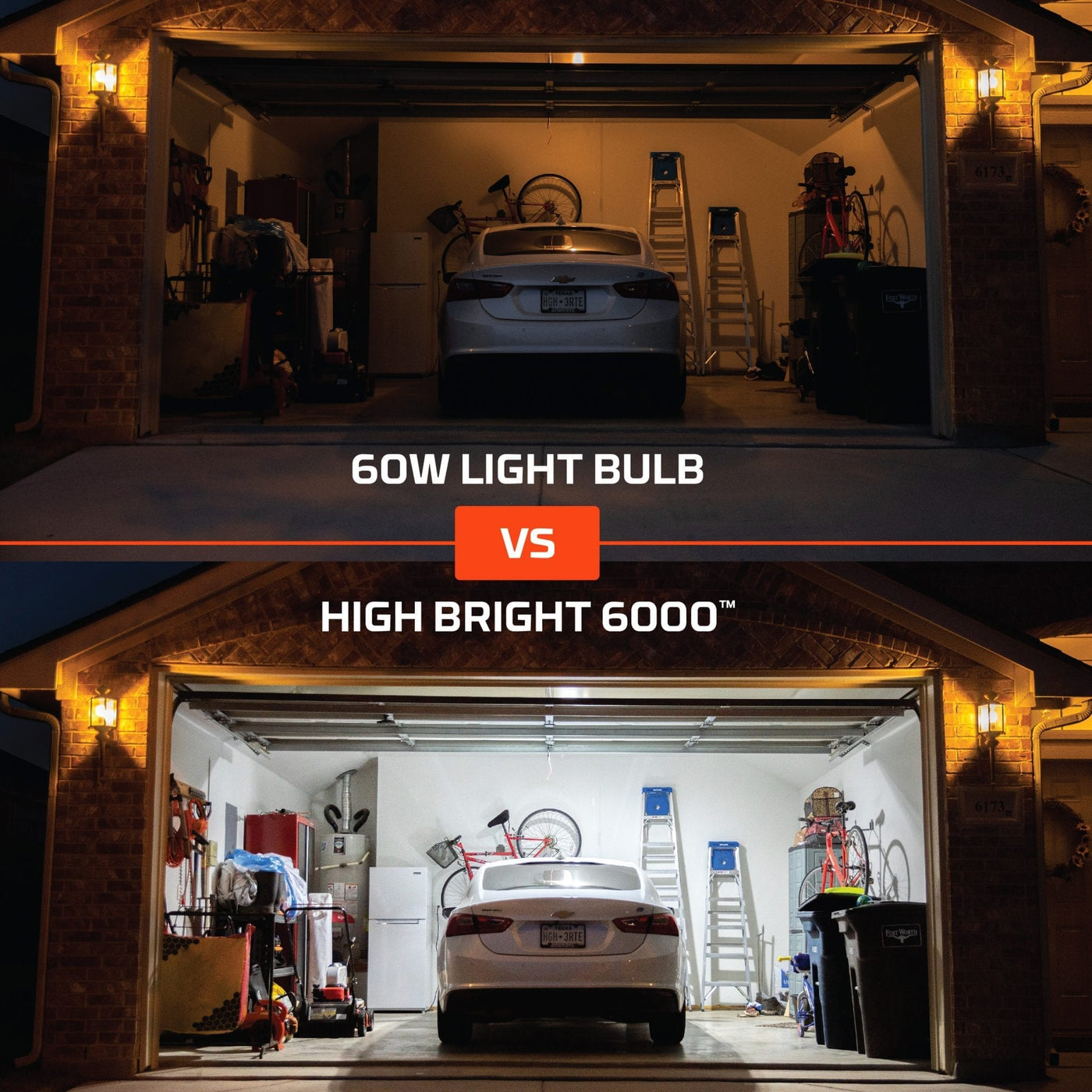 At Nebo Tools, we continually innovate so that we can offer the highest quality LED lighting products at the best price. The NEBO HIGH BRIGHT 6,000 is a powerfully bright, 6,000 lumen light that fits in any standard non-recessed light socket.