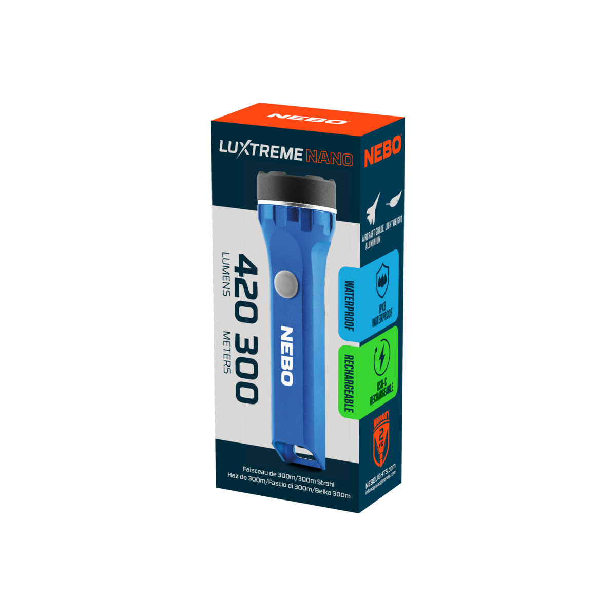 LUXTREME NANO POCKET LIGHT (BLUE)