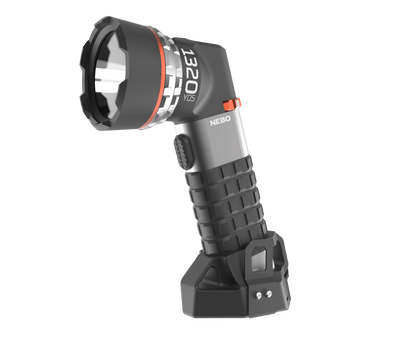 At Nebo Tools, we continually innovate so that we can offer the highest quality LED lighting products at the best price. The LUXTREME SL75 Spotlight by NEBO is a compact, rugged, rechargeable spotlight with ultra long 3/4 mile beam distance.  Ideal for outdoor use where lighting subjects at extreme distances is required. 780 lumen white LED features multiple modes + lockout. Rechargeable battery provides long run times.