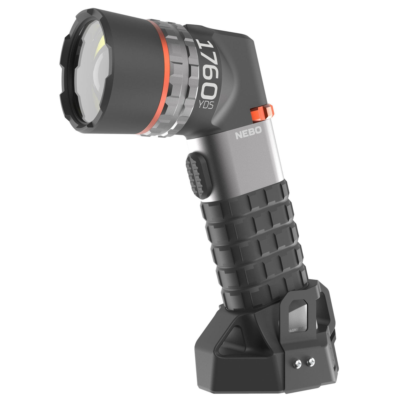 At Nebo Tools, we continually innovate so that we can offer the highest quality LED lighting products at the best price. The LUXTREME SL100 Spotlight by NEBO is a compact, rugged, rechargeable spotlight with ultra long 1 mile beam distance.  Ideal for outdoor use where lighting subjects at extreme distances is required. Rechargeable battery provides long run times.