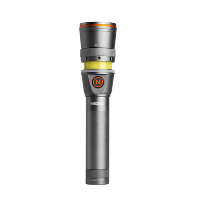 At Nebo Tools, we continually innovate so that we can offer the highest quality LED lighting products at the best price. The Franklin™ Twist by NEBO is a powerful rechargeable handheld flashlight and work light with 3 light modes. The TWIST features an ARCUS COB LED ring that acts as a task light or lantern and the powerful LED chip in the flashlight can shine up to 89 meters away. The included battery allows for up to 26 hours of operation in between charges.