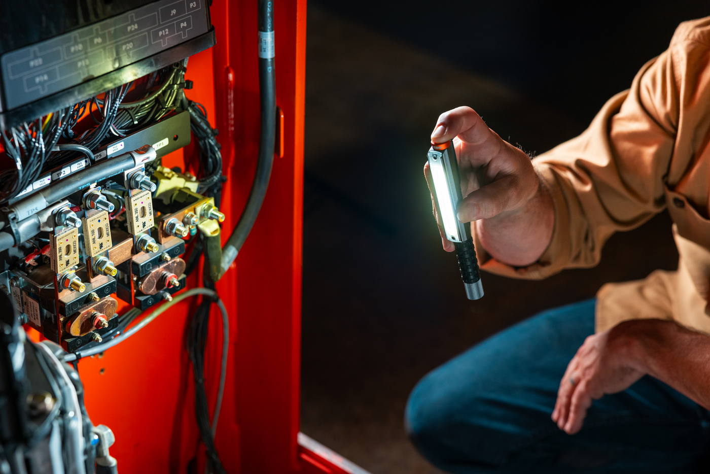 Lil Larry 500 Flex käsivalaisin - Black Line